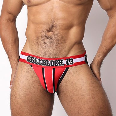 Cellblock 13 Challenger Jockstrap Red - FETCH