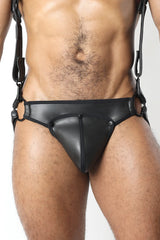 Cellblock 13 Dungeon Neoprene Jockstrap Black