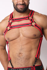 Cellblock 13 High Bar Harness Red