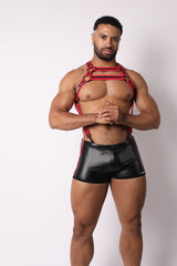 Cellblock 13 High Bar Shorts Red