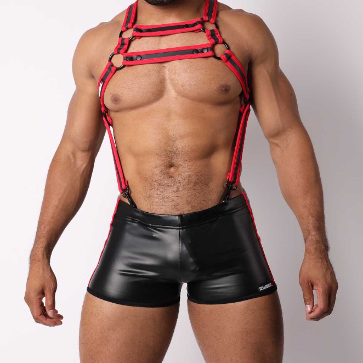 Cellblock 13 High Bar Shorts Red
