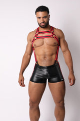 Cellblock 13 High Bar Shorts Red