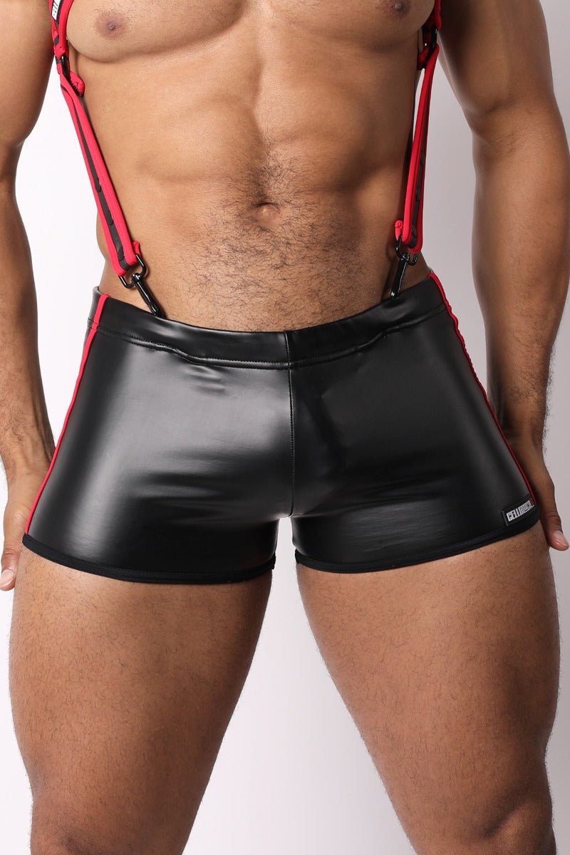 Cellblock 13 High Bar Shorts Red