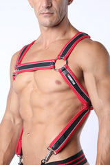 Cellblock 13 Mercury Neoprene Harness Red