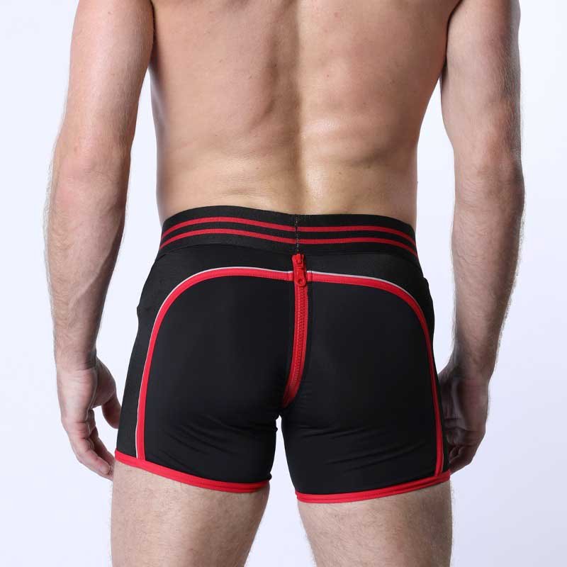 Cellblock 13 Mercury Neoprene Zipper Trunk Red - FETCH