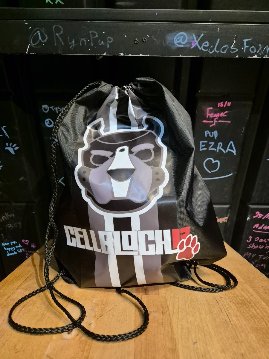 Cellblock 13 Pup Tron Drawstring Bag Grey