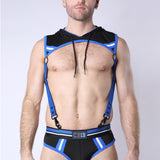 Cellblock 13 Pup Tron Harness Blue