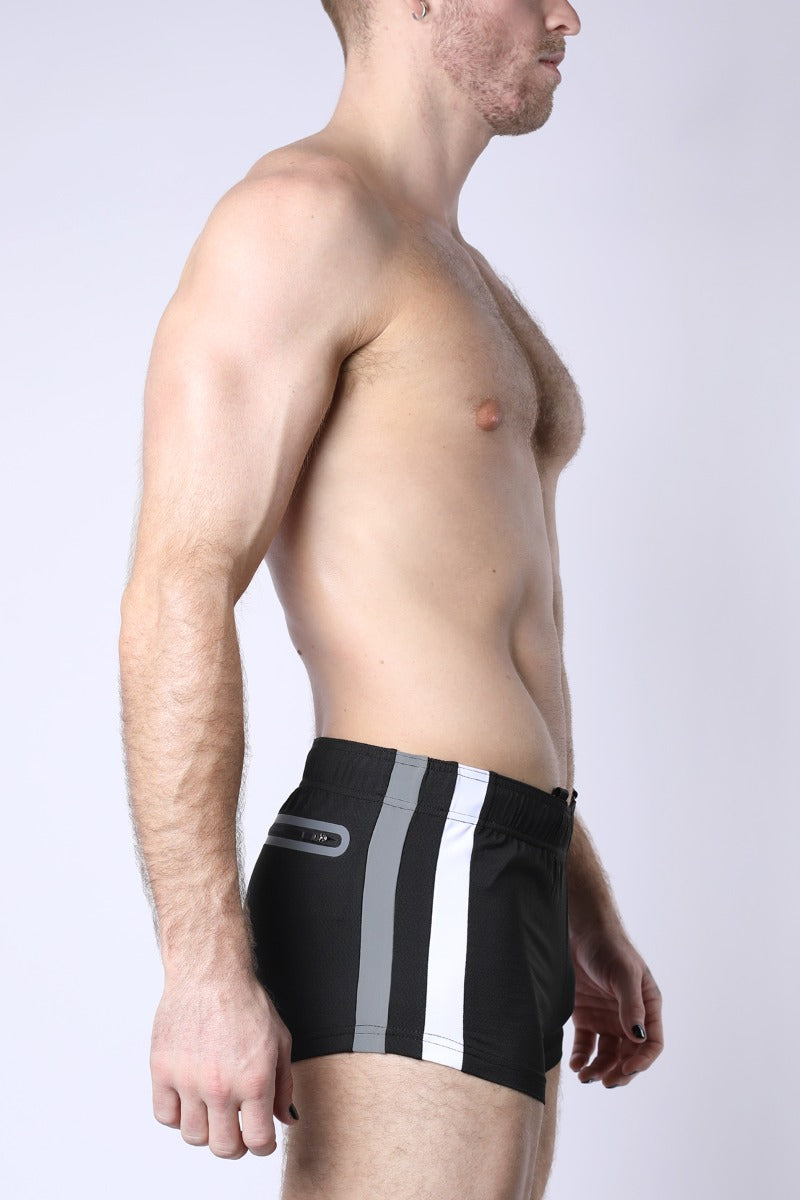 Cellblock 13 Pup Tron Shorts Grey