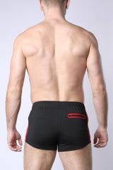 Cellblock 13 Pup Tron Shorts Red