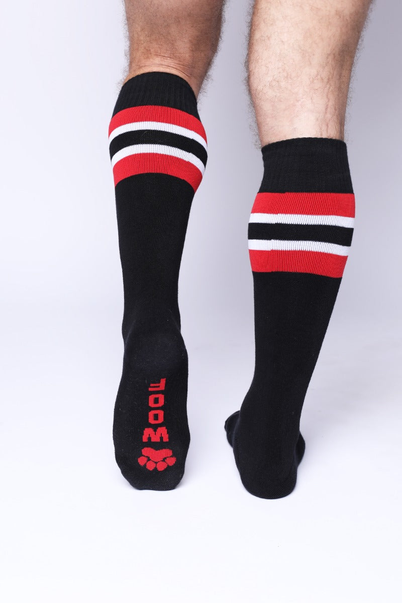 Cellblock 13 Pup Tron Socks Red