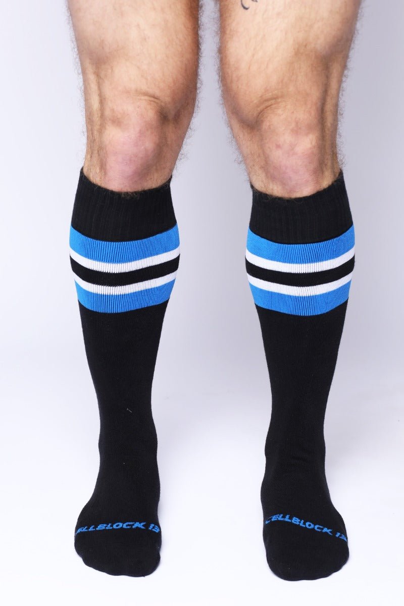 Cellblock 13 Pup Tron Socks Blue