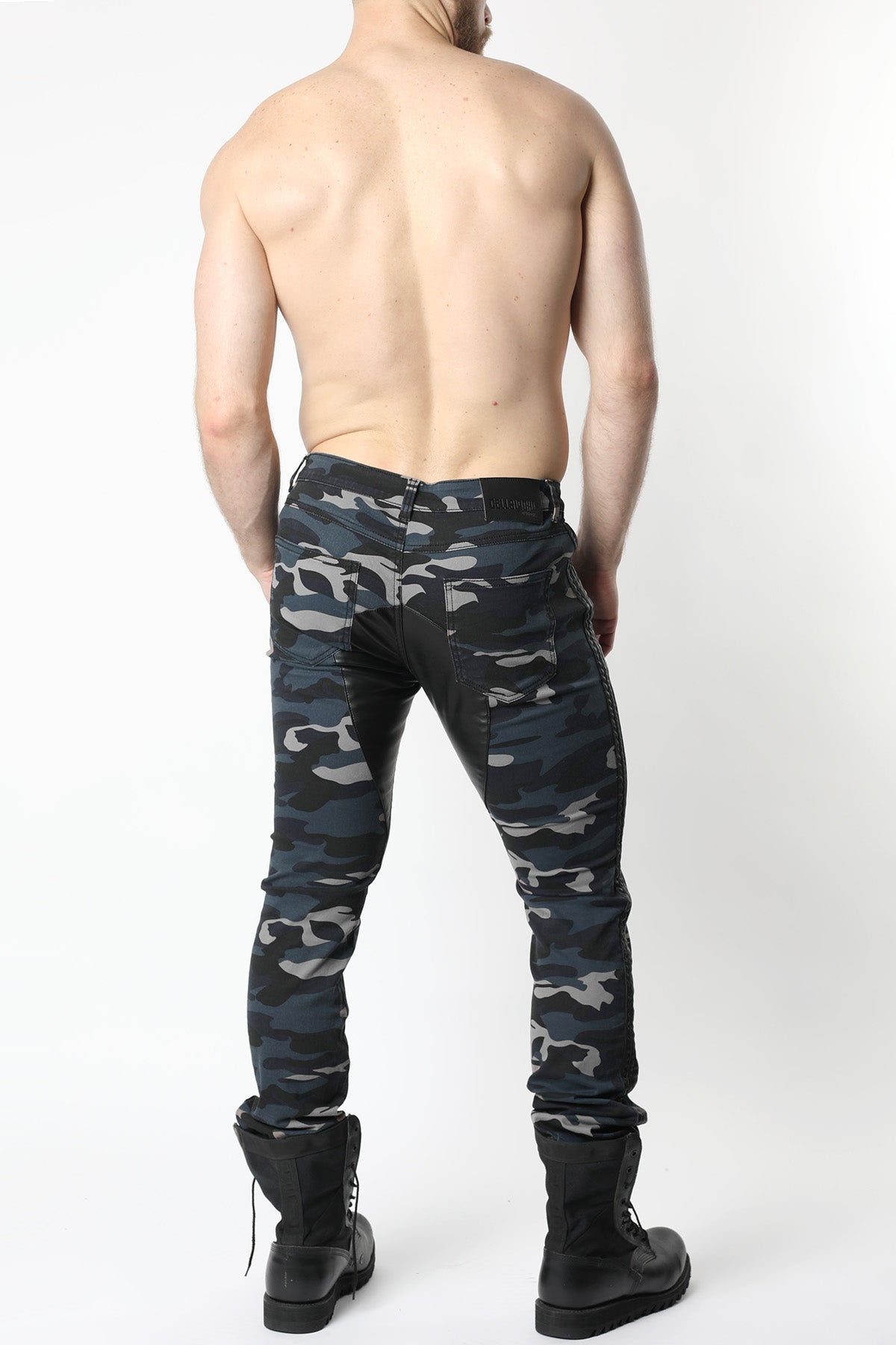 Cellblock 13 Saddle Denim Camouflage Pant Camo Blue - FETCH