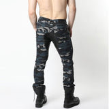 Cellblock 13 Saddle Denim Camouflage Pant Camo Blue - FETCH