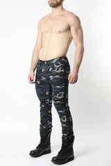 Cellblock 13 Saddle Denim Camouflage Pant Camo Blue - FETCH