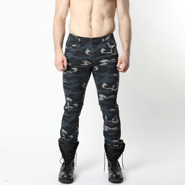 Cellblock 13 Saddle Denim Camouflage Pant Camo Blue