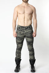 Cellblock 13 Saddle Denim Camouflage Pant Camo Green - FETCH