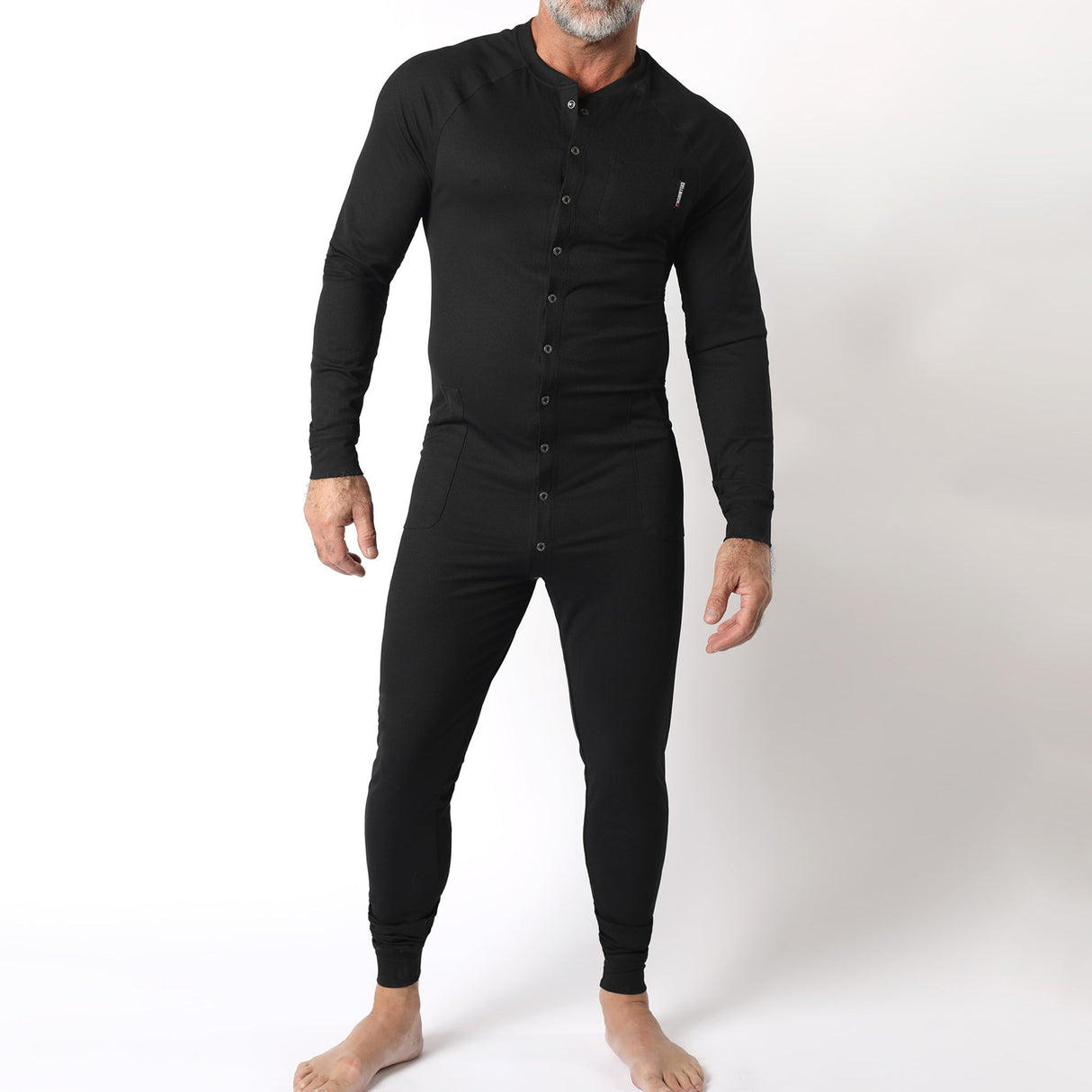 Cellblock 13 Tahoe Snap Up Union Suit Black