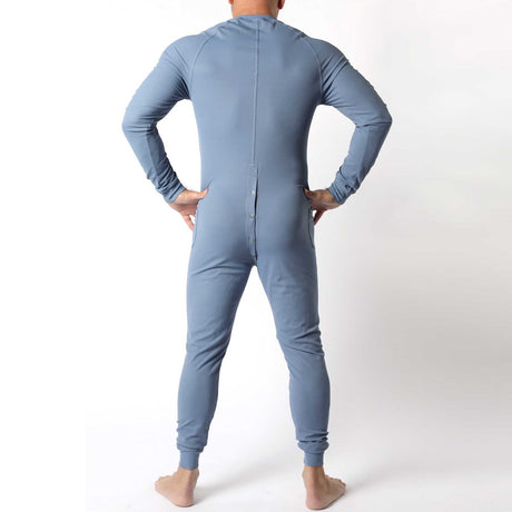 Cellblock 13 Tahoe Snap Up Union Suit Light Blue