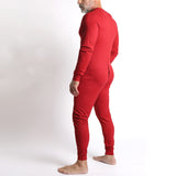 Cellblock 13 Tahoe Snap Up Union Suit Red