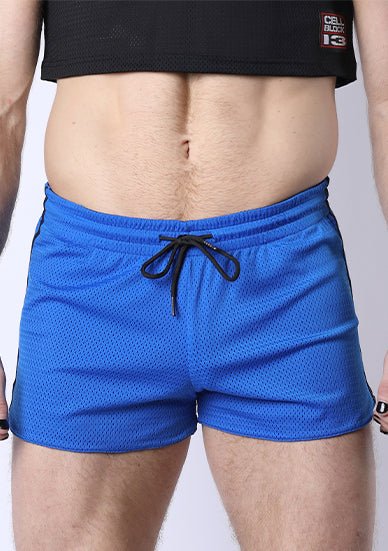 Cellblock 13 Take Down Reversible Mesh Short Blue