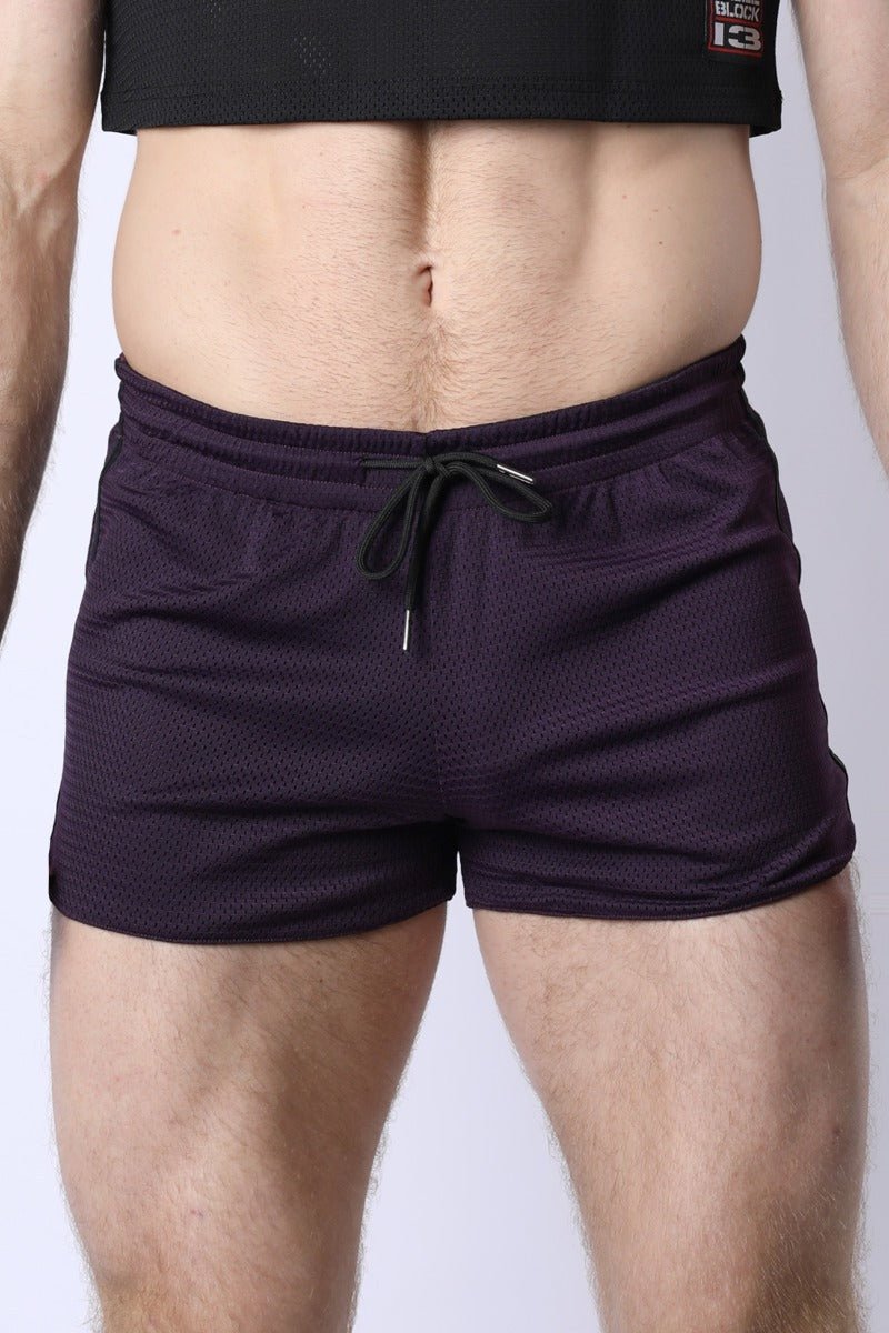 Cellblock 13 Take Down Reversible Mesh Short Purple