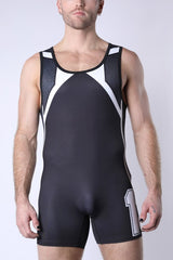 Cellblock 13 Take Down Singlet Jock Grey