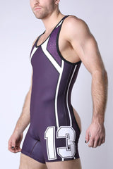 Cellblock 13 Take Down Singlet Jock Purple