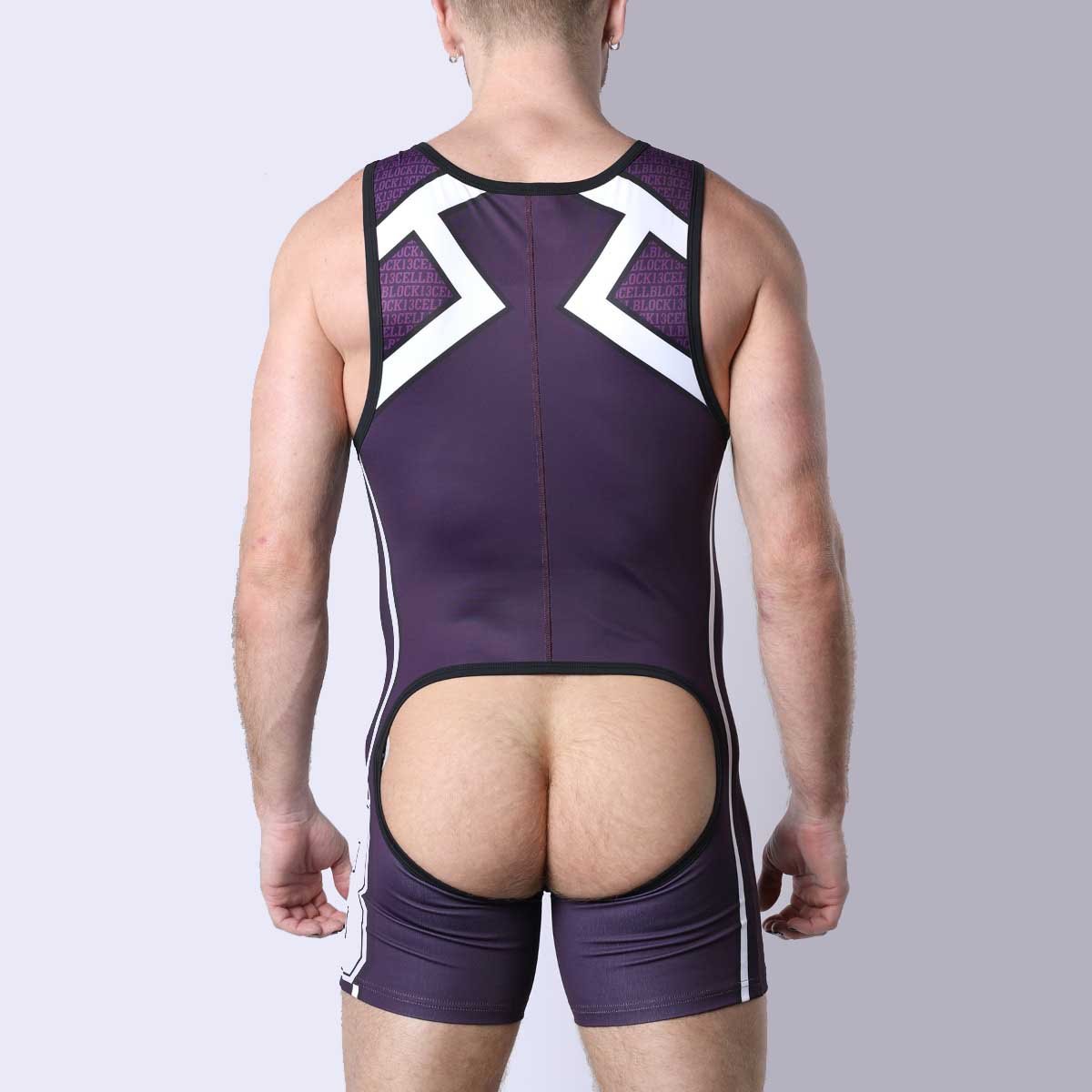 Cellblock 13 Take Down Singlet Jock Purple