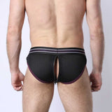 Cellblock 13 Take Down Zipper Brief Purple - FETCH