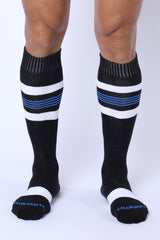 Cellblock 13 Tight End Knee High Socks Black