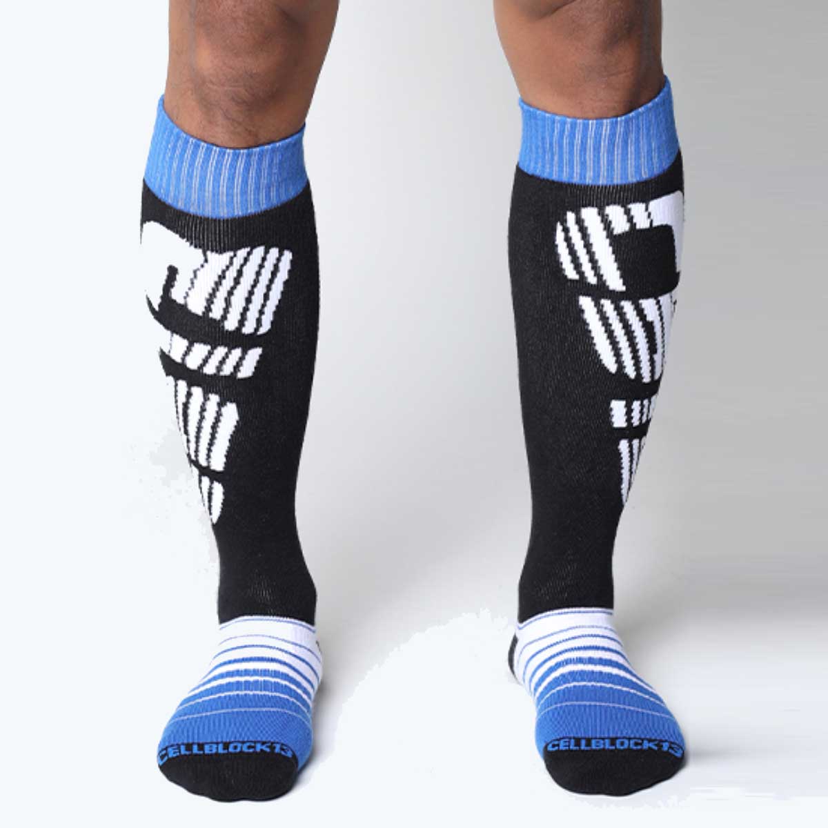 Cellblock 13 Velocity 2.0 Knee High Sock Blue
