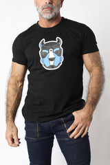 Cellblock 13 Pup Tron T Shirt Blue