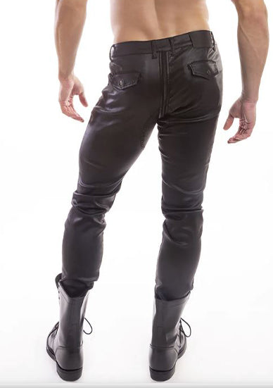 Cellblock 13 Slick Carpenter Zipper Pant Black