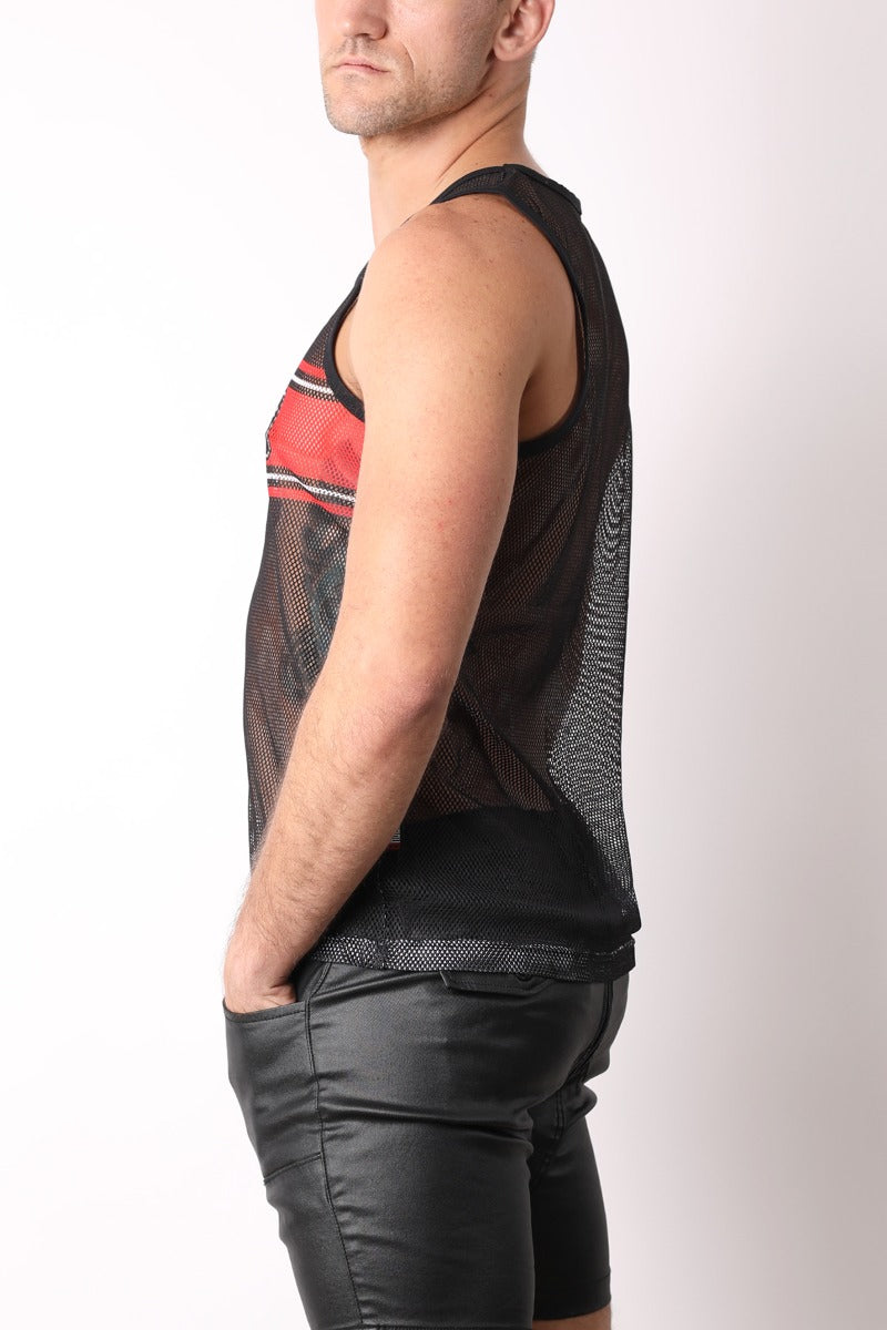 Cellblock 13 Challenger Tank Top Black Red