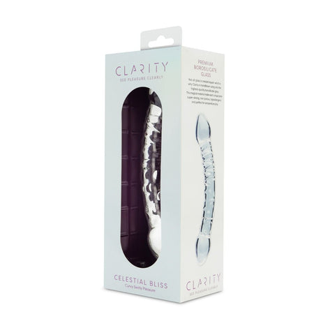 Clarity Celestial Bliss Glass Dildo 5.9 Inch