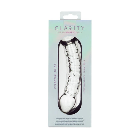 Clarity Celestial Bliss Glass Dildo 5.9 Inch