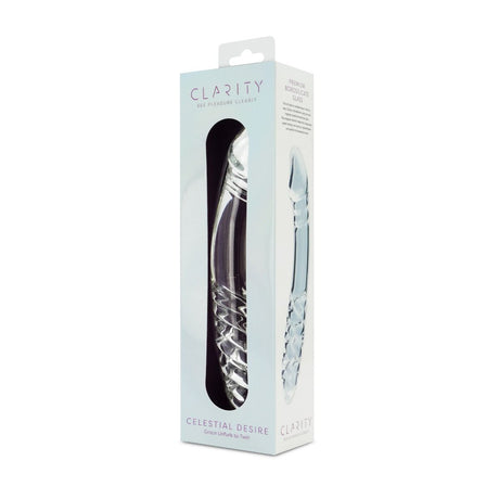 Clarity Celestial Desire Glass Dildo 7.4 Inch