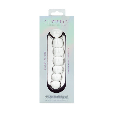 Clarity Celestial Orb Glass Dildo 5.4 Inch