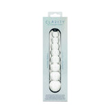 Clarity Elysian Pearls Glass Dildo 6.7 Inch