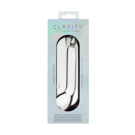 Clarity Hera's Halo Glass Dildo 6 Inch