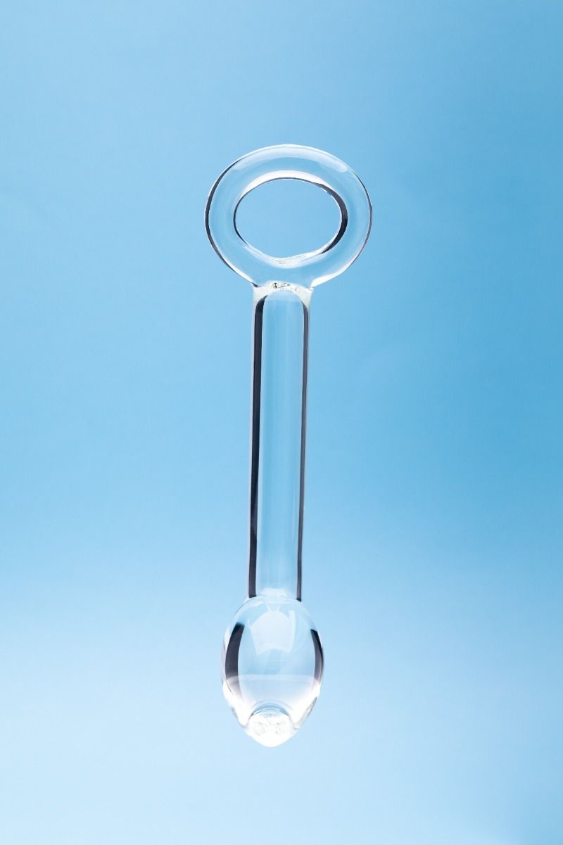 Clarity Hera's Halo Glass Dildo 6 Inch