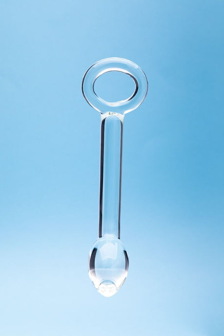 Clarity Hera's Halo Glass Dildo 6 Inch
