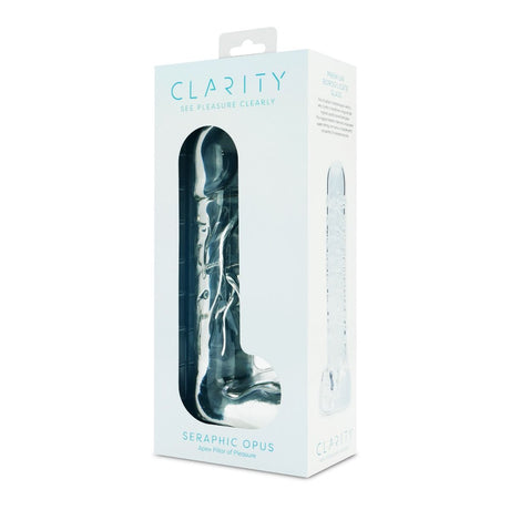 Clarity Seraphic Opus Glass Dildo 7.2 Inch