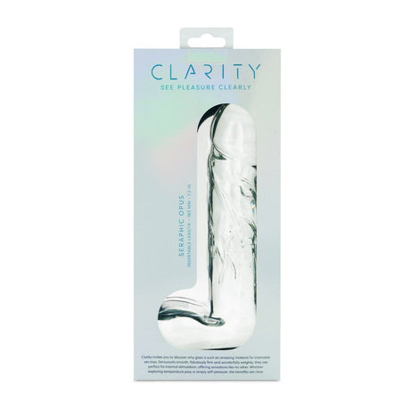 Clarity Seraphic Opus Glass Dildo 7.2 Inch