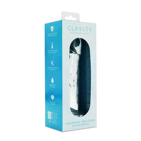 Clarity Seraphic Rapture Glass Dildo 7 Inch