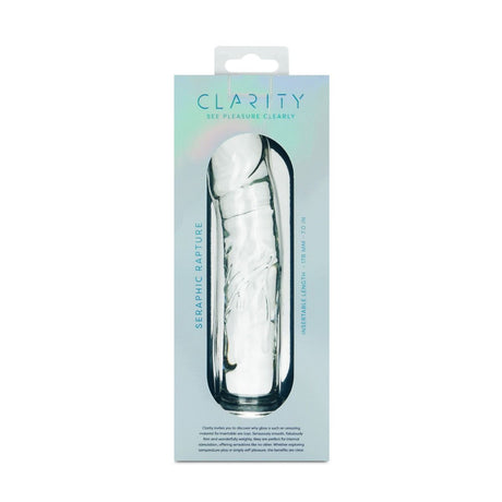 Clarity Seraphic Rapture Glass Dildo 7 Inch