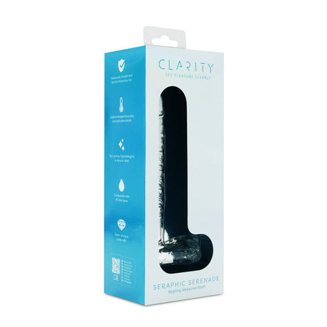 Clarity Seraphic Serenade Glass Dildo 5.7 Inch