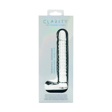Clarity Seraphic Serenade Glass Dildo 5.7 Inch