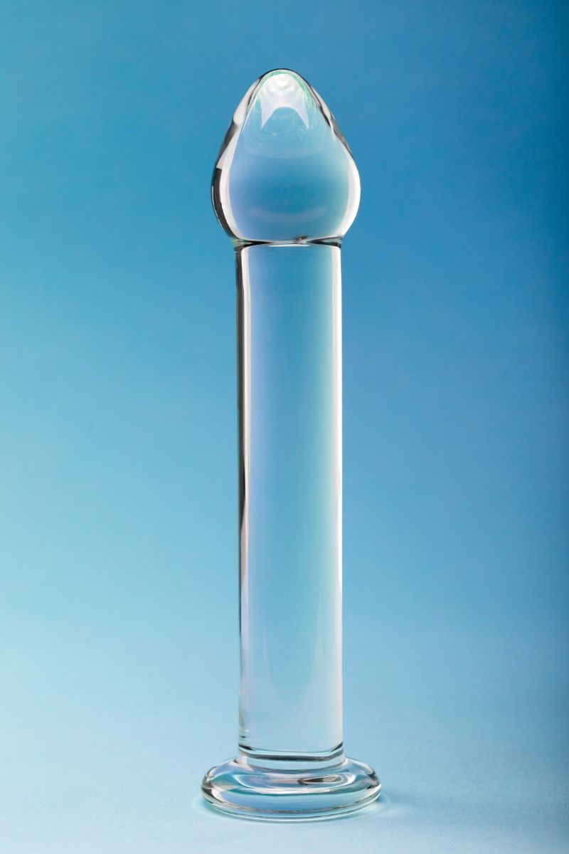 Clarity Seraphic Shaft Glass Dildo 6.6 Inch