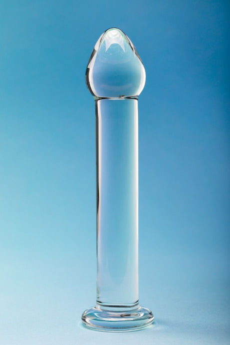 Clarity Seraphic Shaft Glass Dildo 6.6 Inch